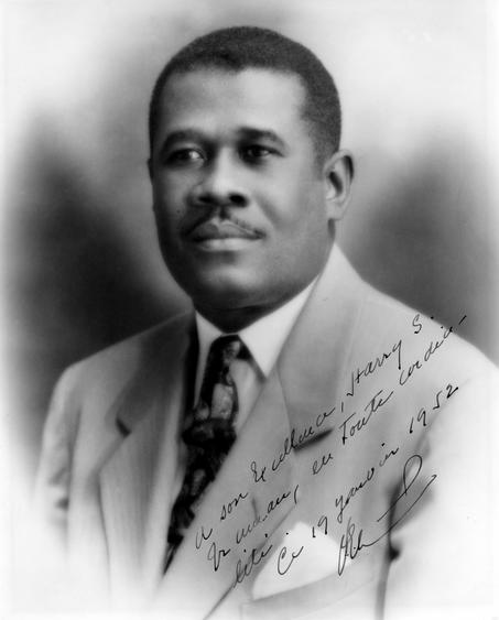 Paul Eugene Magloire durant sa presidence